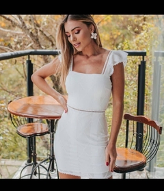 Vestido Branco Renda Bordado FL