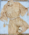 Vestido Nude Botões MB