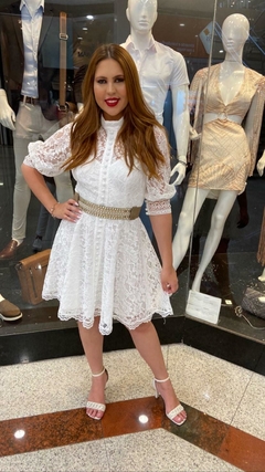 Vestido Branco Renda DM na internet