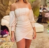 Vestido Tubinho Creme Termo MB