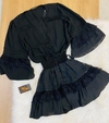 Vestido Preto Babados MB