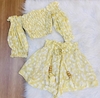 Conjunto Lastex Amarelo MB