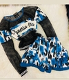 Conjunto Estampado Azul Telinha VL