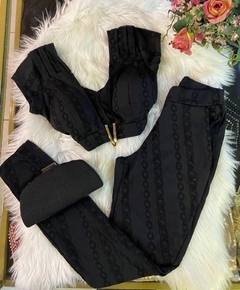 Conjunto Longo Preto SL