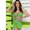 Vestido Verde Bordado MB