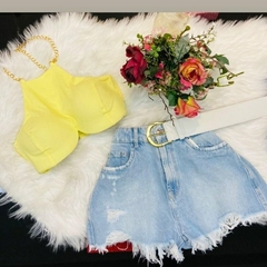 Cropped Amarelo Corrente VL - comprar online