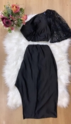 Conjunto Midi Preto Paetês VL