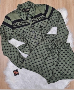 Conjunto Verde Moletom MB