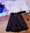 Short Saia Preto Renda Tule VL