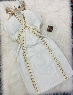 Vestido Branco Bordado CR