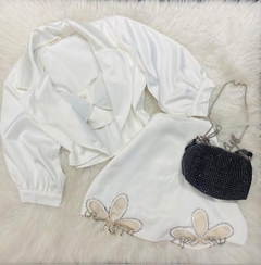 Conjunto Branco Bordado MB - comprar online