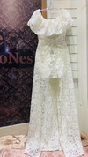 Vestido Longo Branco Renda Ciganinha DM