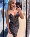 Vestido Preto Bordado VL