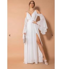 Vestido Longo Branco Tule BC na internet