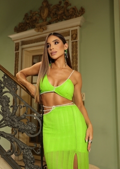 Conjunto Verde Neon Gliter SL na internet