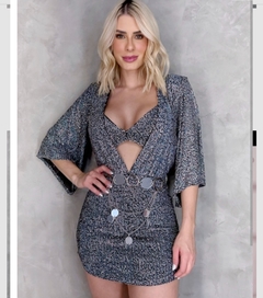 Vestido Prata Paetês MB - comprar online