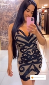 Vestido Preto Bordado VL