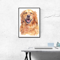 Quadro Golden Retriever - comprar online