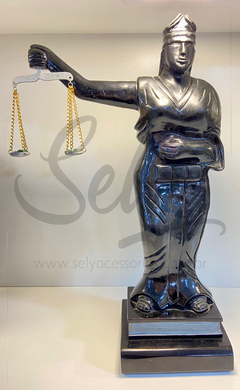 Escultura da Justiça Xisto de Esmeralda - loja online