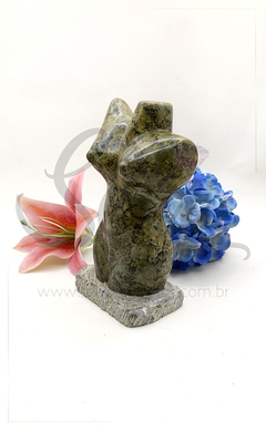 Escultura Busto Mulher - Pedra Sabão - comprar online