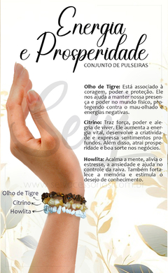 Conjunto Pulseiras - Energia e Prosperidade - loja online