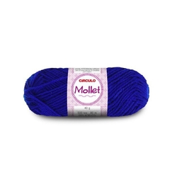 Lã Mollet 40g cor 512 Azul Bic