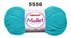Lã Mollet 40g cor 5556 Tiffany