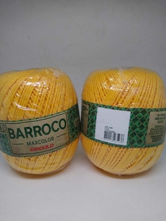 Barroco Fio 6 Maxcolor 1449 Amarelo Ouro 200G - comprar online