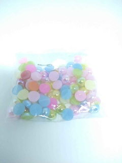 Meia Perola furtacor colorida pacote c/ 10 gramas - comprar online