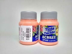 Tinta Tecido Acrilex 4140 37ml 631-Papaya