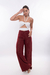 Calça Pantalona Lurex Cherry - comprar online