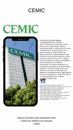 Banner de la categoría CEMIC