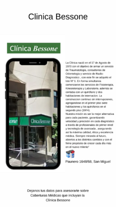 Banner de la categoría Clinica Bessone