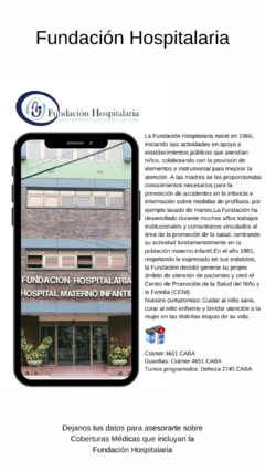 Banner de la categoría Fundación Hospitalaria