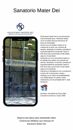 Banner de la categoría Sanatorio Mater Dei