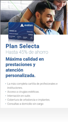 Avalian Plan Selecta AS400/AS500 - Gestión Prepagas