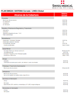 Swiss Medical Plan SMG20 en internet