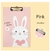 Prancheta Rabbit Pink