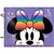 Mini Fichário | Porta Fichas Argolado - Minnie Roxo Pride (80 Folhas) - DAC