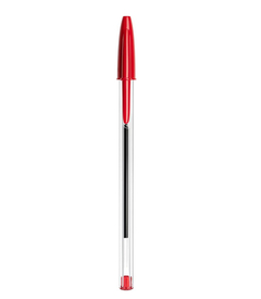 Bolígrafo / Pluma BIC Cristal Dura Más Mediano 12 pz Rojo - comprar en línea