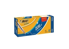 Bolígrafo / Pluma BIC Cristal Dura Más Mediano 12 pz Azul