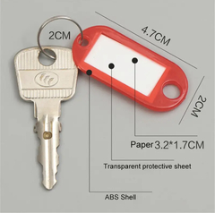 Etiquetas de Plástico para Identificación de Llaves 10 Pzas. - comprar en línea