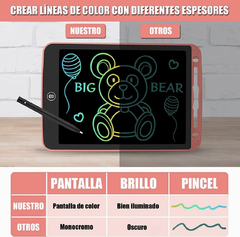 Tableta Mágica A Color 8.5” y 6.5” Varios Colores - comprar en línea