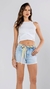 Short Jeans Faixa Estampa | Bana Bana