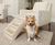 CozyUp Folding Pet Steps - Beige - comprar en línea
