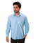 CAMISA SOCIAL FERRIES COMFORT FIL A FIL AZUL CLARO - comprar online