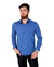 CAMISA SOCIAL FERRIES COMFORT FIL A FIL AZUL MARINHO - comprar online