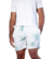 SHORT ÁGUA FERRIES COM ELASTANO SAINT TROPEZ BRANCO/VERDE