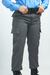 Pantalon Cargo Gris Topo