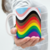 Onda Queer - Caneca Branca com alça e interior coloridos